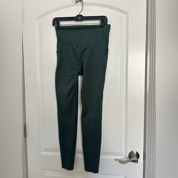 Girlfriend Collective Dark Green Activewear high rise  Leggings size medium - Picture 12 of 15